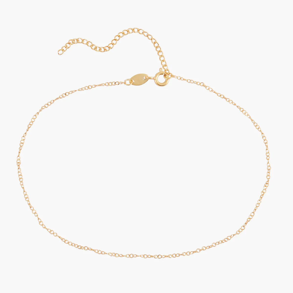 Fashion Balaboosté Bracelet de cheville torsadé Argent Garanti