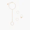 Shop Balaboosté Bracelet de main + set de 3 bagues