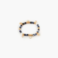 Outlet Balaboosté Bracelet élastique à perles fantaisies et pampilles