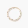 Best Sale Balaboosté Bracelet élastique tressé à strass argenté