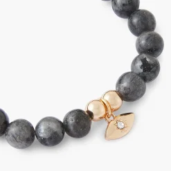 Best Sale Balaboosté Bracelet perles de Labradorites - gris