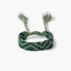 Best Sale Balaboosté Bracelet perles de rocaille tissées vert