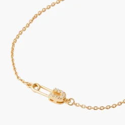 Shop Balaboosté Bracelet épingle Argent Garanti - doré
