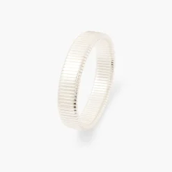 New Balaboosté Bracelet strié argenté