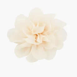 Online Balaboosté Broche fleur - écru