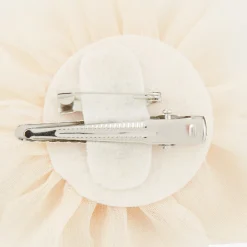 Online Balaboosté Broche fleur - écru