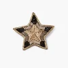 Sale Balaboosté Broche étoile brodée