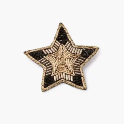 Sale Balaboosté Broche étoile brodée