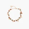 Outlet Balaboosté Chaine de cheville à perles à facettes multicolore