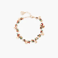 Outlet Balaboosté Chaine de cheville à perles à facettes multicolore