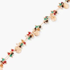 Outlet Balaboosté Chaine de cheville à perles à facettes multicolore