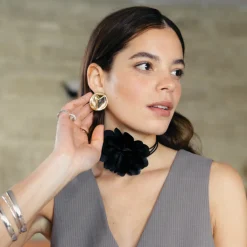 Clearance Balaboosté Choker fleur satinée