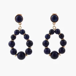 Flash Sale Balaboosté Clips d'oreilles pierre Lapis Lazuli