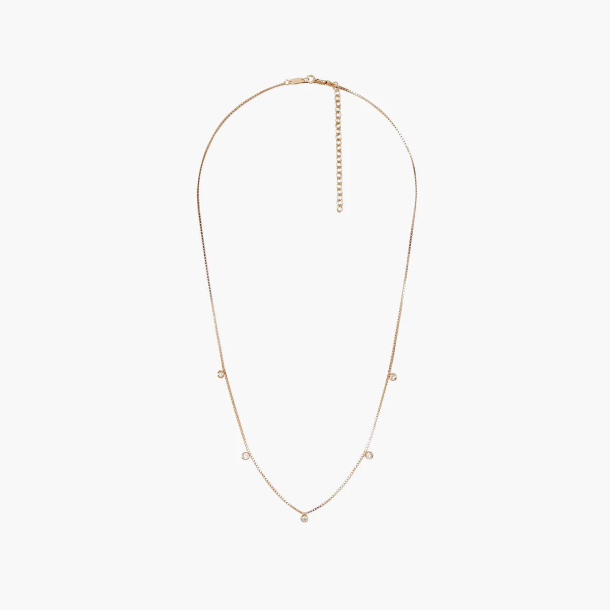 Discount Balaboosté Collier 5 pierres zirconium Argent Garanti Silver Idol
