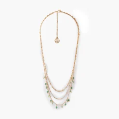 Discount Balaboosté Collier 3 rangs acier inoxydable