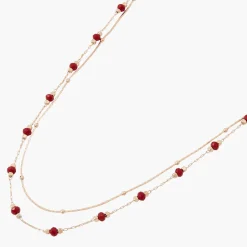 Flash Sale Balaboosté Collier 2 rangs chaine et perles