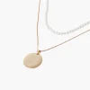 New Balaboosté Collier 2 rangs doré The bride Collab Meryl Suissa