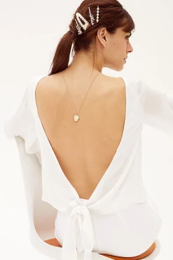 New Balaboosté Collier 2 rangs doré The bride Collab Meryl Suissa