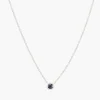 Store Balaboosté Collier Argent Garanti et Saphir
