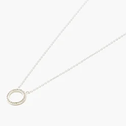 Hot Balaboosté Collier cercle strass Argent Garanti