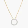 Outlet Balaboosté Collier cercle strass Argent Garanti