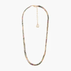 Store Balaboosté Collier chaine serpent Balagane à imprimé floral