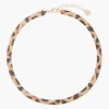 Store Balaboosté Collier chaine serpent Balagane à imprimé floral