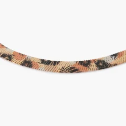 Store Balaboosté Collier chaine serpent Balagane à imprimé floral