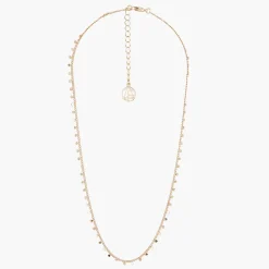 Outlet Balaboosté Collier chaîne fine et pampilles