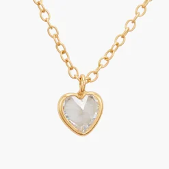 Outlet Balaboosté Collier coeur zirconium Argent Garanti