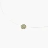 Hot Balaboosté Collier disque zirconium Argent Garanti