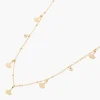 Cheap Balaboosté Collier feuilles Acier Inoxydable - doré