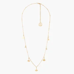 Cheap Balaboosté Collier feuilles Acier Inoxydable - doré