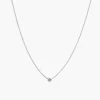 Hot Balaboosté Collier fin Diamant serti et Argent Garanti