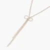 Outlet Balaboosté Collier long à noeud chaine et strass