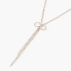 Outlet Balaboosté Collier long à noeud chaine et strass
