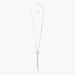 Outlet Balaboosté Collier long à noeud chaine et strass