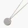 Cheap Balaboosté Collier médaille et diamant Argent Garanti Silver Idol