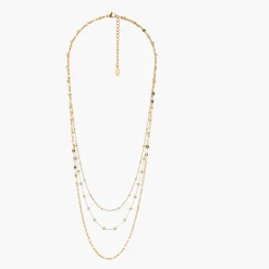Discount Balaboosté Collier multirang à perles Acier Inoxydable