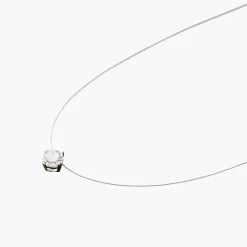 Fashion Balaboosté Collier pendentif zirconium Argent Garanti