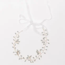 Store Balaboosté Couronne feuilles strass Cérémonie