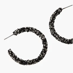 Cheap Balaboosté Créoles brillantes noires