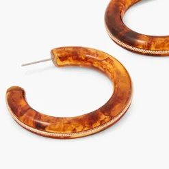 Discount Balaboosté Créoles marron en résine