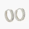 Fashion Balaboosté Créoles strass Argent Garanti