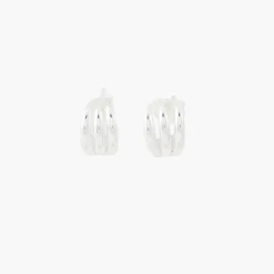 Outlet Balaboosté Demi créoles argent garanti