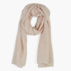Shop Balaboosté Foulard plissé tacheté doré