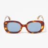 Cheap Balaboosté Lunettes de soleil rectangulaires - écaille - cat. UV 3