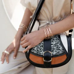 Best Balaboosté Manchette dorée en métal