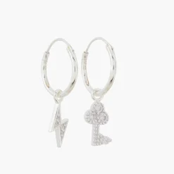 Cheap Balaboosté Mini-créoles charms dépareillées Argent Garanti