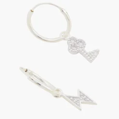 Cheap Balaboosté Mini-créoles charms dépareillées Argent Garanti